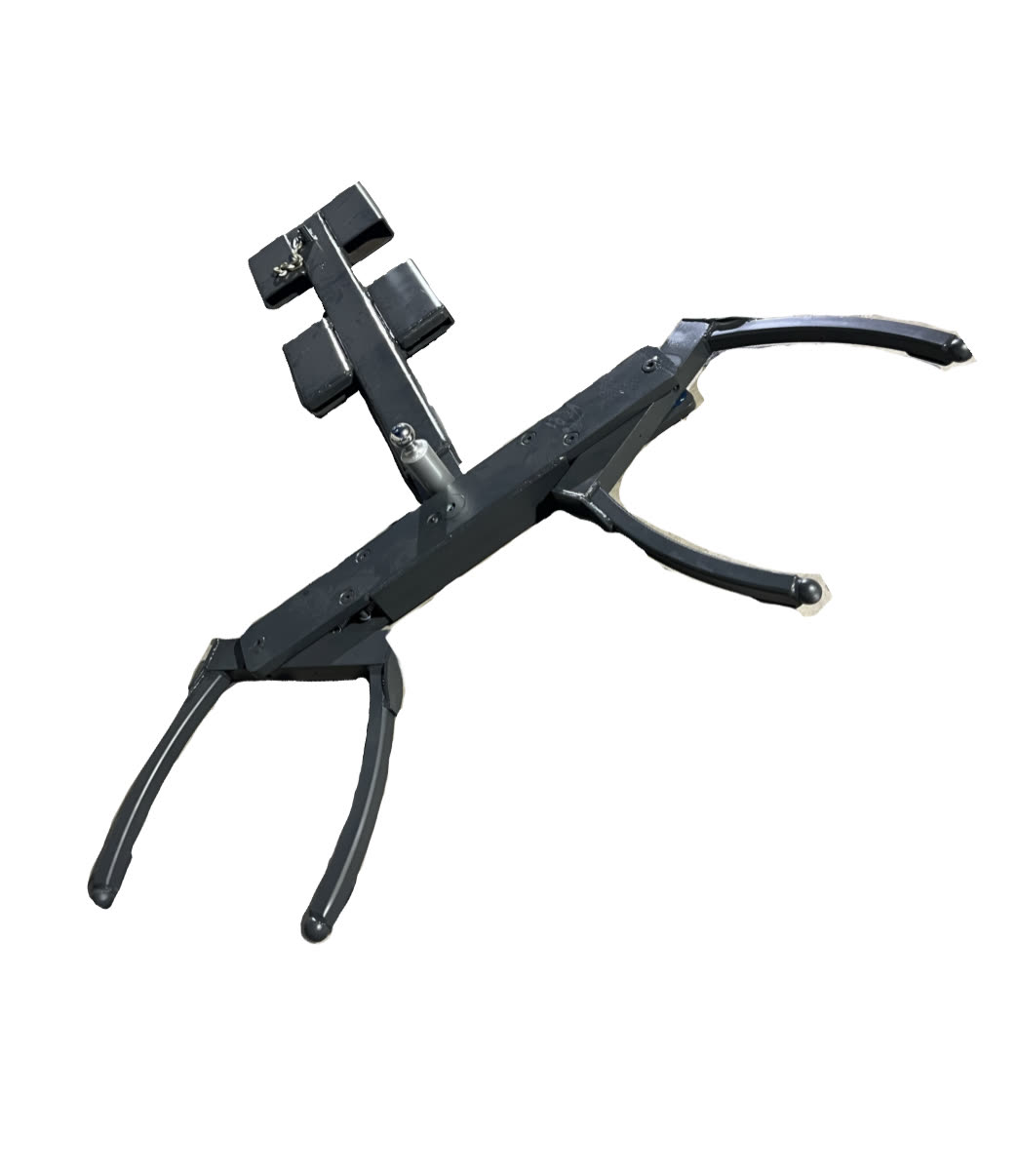 Autowlift AL-HD forklift attachment shown from the side against a white background